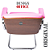 Cadeira Design Office Eames Signature Interlocutor Cromada- Capa em Madeira - Rosa Claro - Imagem 6