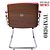 Cadeira Design Office Eames Signature Interlocutor Cromada- Capa em Madeira - Rosa Claro - Imagem 7