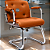 Cadeira Design Office Eames Signature Interlocutor Cromada- Capa em Madeira - Caramelo - Imagem 1