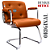 Cadeira Design Office Eames Signature Interlocutor Cromada- Capa em Madeira - Caramelo - Imagem 7