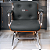 Cadeira Design Office Eames Signature Interlocutor Cromada- Capa em Madeira - Cinza Escuro - Imagem 2
