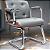 Cadeira Design Office Eames Signature Interlocutor Cromada- Capa em Madeira - Cinza Claro - Imagem 1