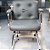 Cadeira Design Office Eames Signature Interlocutor Cromada- Capa em Madeira - Cinza Claro - Imagem 2