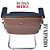 Cadeira Design Office Eames Signature Interlocutor Cromada- Capa em Madeira - Azul Marinho - Imagem 7