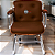 Cadeira Design Office Eames Signature Interlocutor Cromada- Capa em Madeira - Marrom - Imagem 2