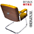 Cadeira Design Office Eames Signature Interlocutor Cromada- Capa em Madeira - Amarelo Mostarda - Imagem 4