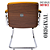 Cadeira Design Office Eames Signature Interlocutor Cromada- Capa em Madeira - Amarelo Mostarda - Imagem 3