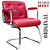 Cadeira Design Office Eames Signature Interlocutor Cromada- Capa em Madeira - Rosa Pink - Imagem 3