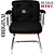 Cadeira Design Office Eames Signature Interlocutor Cromada- Capa em Madeira - Preto - Imagem 7