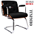 Cadeira Design Office Eames Signature Interlocutor Cromada- Capa em Madeira - Preto - Imagem 5
