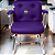 Cadeira Design Office Eames Signature Interlocutor Cromada- Capa em Madeira - Roxo - Imagem 2