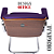 Cadeira Design Office Eames Signature Interlocutor Cromada- Capa em Madeira - Roxo - Imagem 7