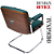 Cadeira Design Office Eames Signature Interlocutor Cromada- Capa em Madeira - Verde - Imagem 6