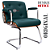 Cadeira Design Office Eames Signature Interlocutor Cromada- Capa em Madeira - Verde - Imagem 3