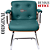 Cadeira Design Office Eames Signature Interlocutor Cromada- Capa em Madeira - Verde - Imagem 7