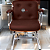 Cadeira Design Office Eames Signature Interlocutor Cromada- Capa em Madeira - Vermelho Vinho - Imagem 2