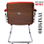 Cadeira Design Office Eames Signature Interlocutor Cromada- Capa em Madeira - Vermelho - Imagem 4
