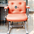 Cadeira Design Office Eames Signature Interlocutor Cromada- Capa em Madeira - Vermelho Telha - Imagem 2