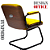 Cadeira Design Office Eames Signature Interlocutor Black - Capa em Madeira - Amarelo - Imagem 6