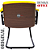 Cadeira Design Office Eames Signature Interlocutor Black - Capa em Madeira - Amarelo - Imagem 4