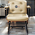 Cadeira Design Office Eames Signature Interlocutor Black - Capa em Madeira - Bege - Imagem 1
