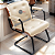 Cadeira Design Office Eames Signature Interlocutor Black - Capa em Madeira - Bege - Imagem 2