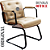 Cadeira Design Office Eames Signature Interlocutor Black - Capa em Madeira - Bege - Imagem 5