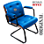 Cadeira Design Office Eames Signature Interlocutor Black - Capa em Madeira - Azul Bebê - Imagem 5
