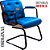 Cadeira Design Office Eames Signature Interlocutor Black - Capa em Madeira - Azul Bebê - Imagem 6