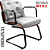 Cadeira Design Office Eames Signature Interlocutor Black - Capa em Madeira - Branco - Imagem 3