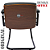 Cadeira Design Office Eames Signature Interlocutor Black - Capa em Madeira - Marrom Café - Imagem 4