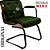Cadeira Design Office Eames Signature Interlocutor Black - Capa em Madeira - Marrom Café - Imagem 3