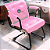 Cadeira Design Office Eames Signature Interlocutor Black - Capa em Madeira - Rosa Claro - Imagem 2