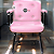 Cadeira Design Office Eames Signature Interlocutor Black - Capa em Madeira - Rosa Claro - Imagem 1