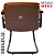 Cadeira Design Office Eames Signature Interlocutor Black - Capa em Madeira - Caramelo - Imagem 4