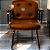 Cadeira Design Office Eames Signature Interlocutor Black - Capa em Madeira - Caramelo - Imagem 1