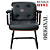 Cadeira Design Office Eames Signature Interlocutor Black - Capa em Madeira - Cinza Escuro - Imagem 7