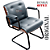 Cadeira Design Office Eames Signature Interlocutor Black - Capa em Madeira - Cinza Claro - Imagem 3