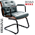 Cadeira Design Office Eames Signature Interlocutor Black - Capa em Madeira - Cinza Claro - Imagem 6