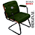 Cadeira Design Office Eames Signature Interlocutor Black - Capa em Madeira - Verde Escuro - Imagem 4