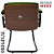 Cadeira Design Office Eames Signature Interlocutor Black - Capa em Madeira - Verde Escuro - Imagem 3
