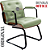 Cadeira Design Office Eames Signature Interlocutor Black - Capa em Madeira - Verde Limão - Imagem 6