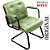 Cadeira Design Office Eames Signature Interlocutor Black - Capa em Madeira - Verde Limão - Imagem 3