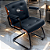 DUPLICADO - Cadeira Design Office Eames Signature Interlocutor Black - Capa em Madeira - Laranja - Imagem 2