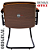 Cadeira Design Office Eames Signature Interlocutor Black - Capa em Madeira - Marrom - Imagem 4