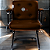 Cadeira Design Office Eames Signature Interlocutor Black - Capa em Madeira - Marrom - Imagem 1