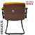 Cadeira Design Office Eames Signature Interlocutor Black - Capa em Madeira - Amarelo Mostarda - Imagem 3