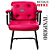 Cadeira Design Office Eames Signature Interlocutor Black - Capa em Madeira - Rosa Pink - Imagem 7