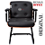 Cadeira Design Office Eames Signature Interlocutor Black - Capa em Madeira - Preto - Imagem 6