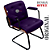 Cadeira Design Office Eames Signature Interlocutor Black - Capa em Madeira - Roxo - Imagem 4